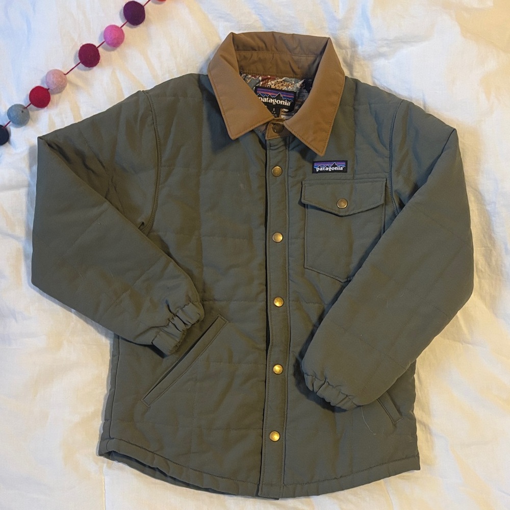 Patagonia Boys' Quilted Shacket - S - 7-8